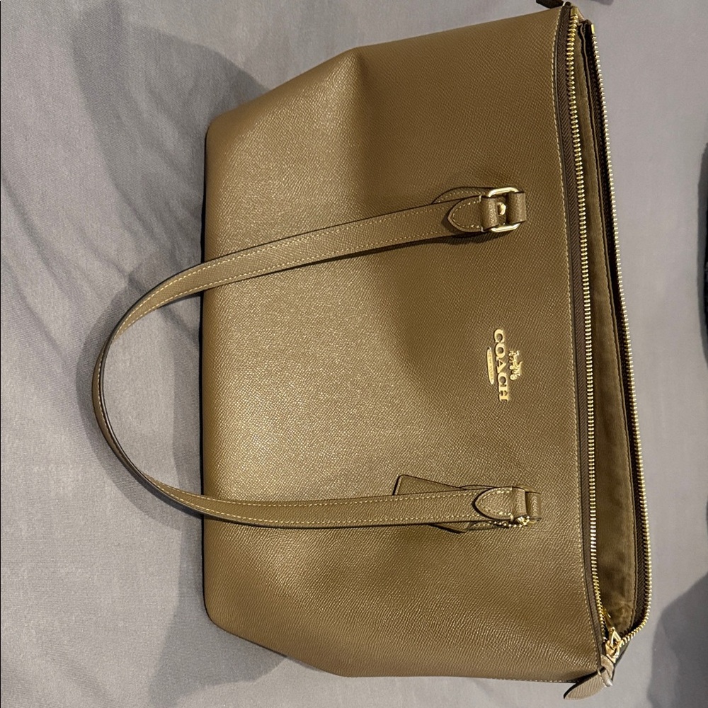 Coach Brown Leather Tote Bag